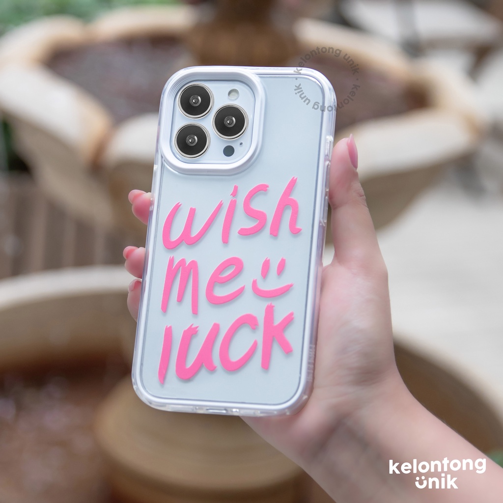 For iPhone - Wish Me Luck 3 in 1 Ring Shockproof Case