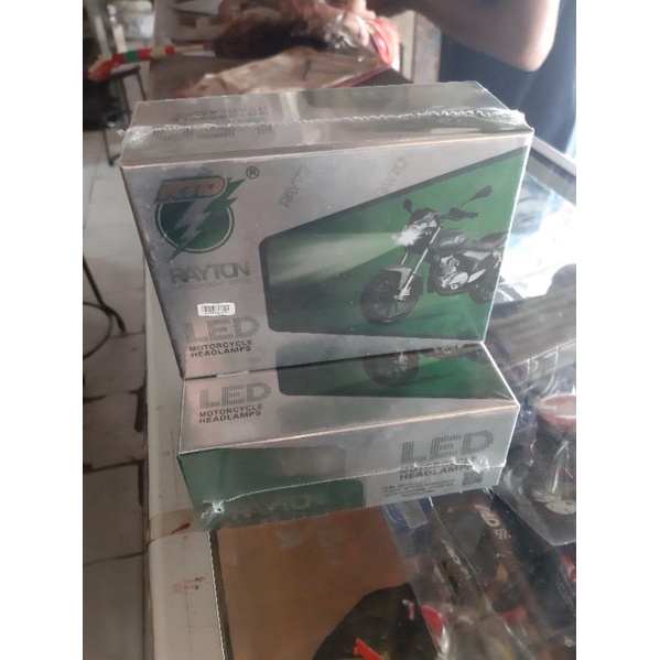 Lampu motor bebek LED kipas