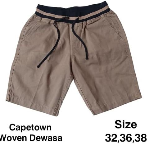 Woven Dewasa Capetown & Arizona celana pendek