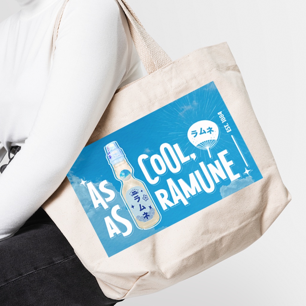 Tote Bag Premium Canvas IDOL GOODS As Cool As Ramune - JKT48 AKB48 KPOP