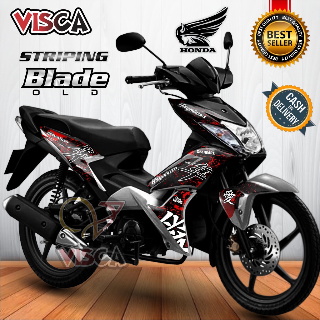 Striping Blade 110 Old - Stiker Sticker Striping Variasi Lis Honda Blade 110 Old Samurai - Striping 