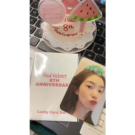 PC PHOTOCARD IRENE RED VELVET MD ANNIVERSARY 8TH ANNIV ACRYLIC ACRY LUCKY CARD SEALED