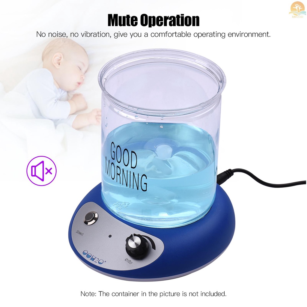 [MMOI] Mini Magnetic Stirrer Hot Plate Mixer Pemanas Mesin Pengaduk Pengatur Kecepatan Dengan Stir Bar Kapasitas Pengaduk 2000ml Untuk Dapur Laboratorium Homebrew