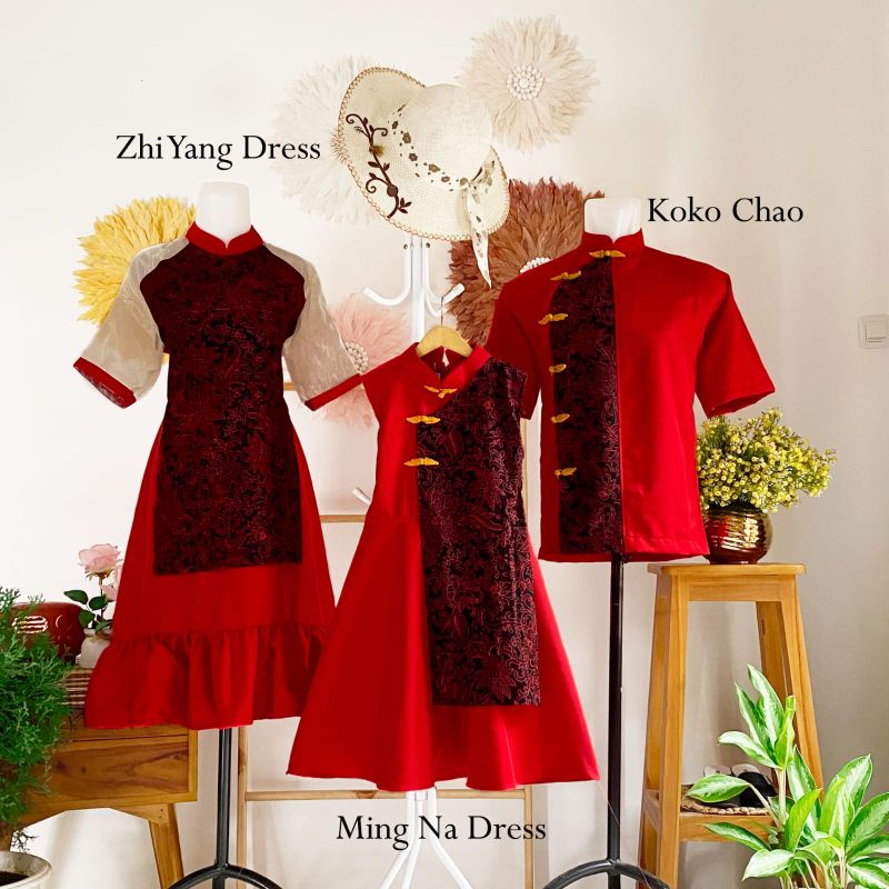 DRESS CHEONGSAM | DRESS SINCIA | COUPLE IMLEK | BAJU IMLEK | COUPLE CHEONGSAM | BAJU SINCIA | XINCIA