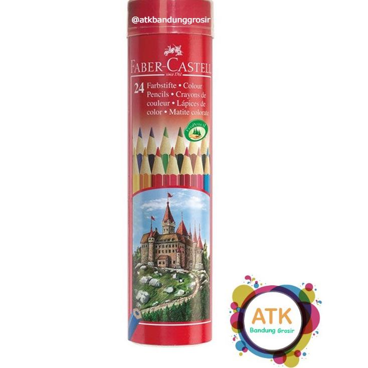 

ペ Pensil Warna Faber Castell 24 L Classic Tin Round 115aleng Bulat Trendy