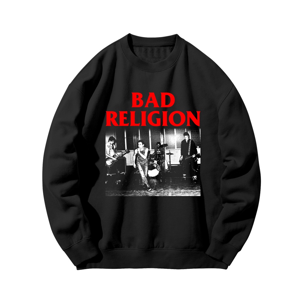 CREWNECK SWEATER BAND BAD RELIGION | SWEATSHIRT JAKET PRIA WANITA MUSIK PUNK ROCK ORIGINAL BANDUNG