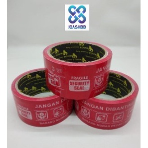 Lakban Fragile Jangan Di Banting 2&quot; 50 yard Muscle Tape