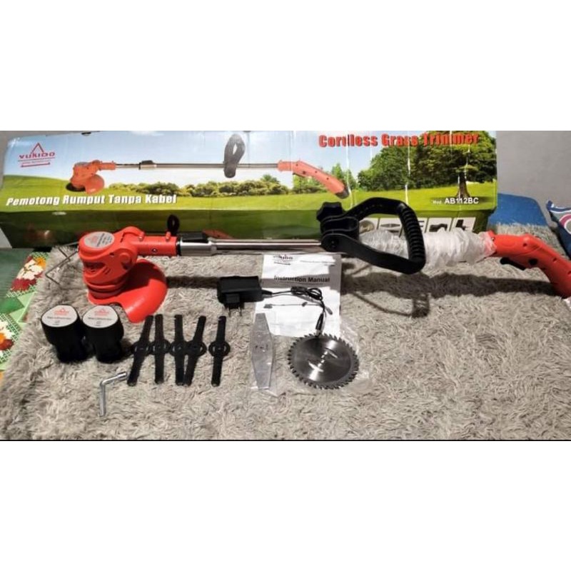 Mesin Potong Rumput Cordless 12 Volt