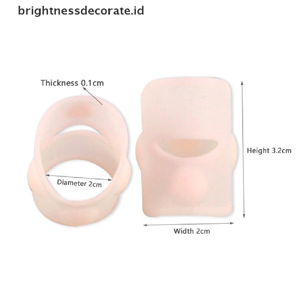 [Birth] 1pasang Silikon Alat Koreksi Kuku Kaki Ke Dalam Invisible Toe Nail Treatment [ID]