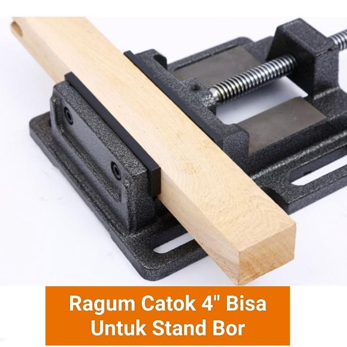 Ragum 4" / Ragum 4 Inch / Ragum Mesin Bor Duduk / Ragum Stand Bor