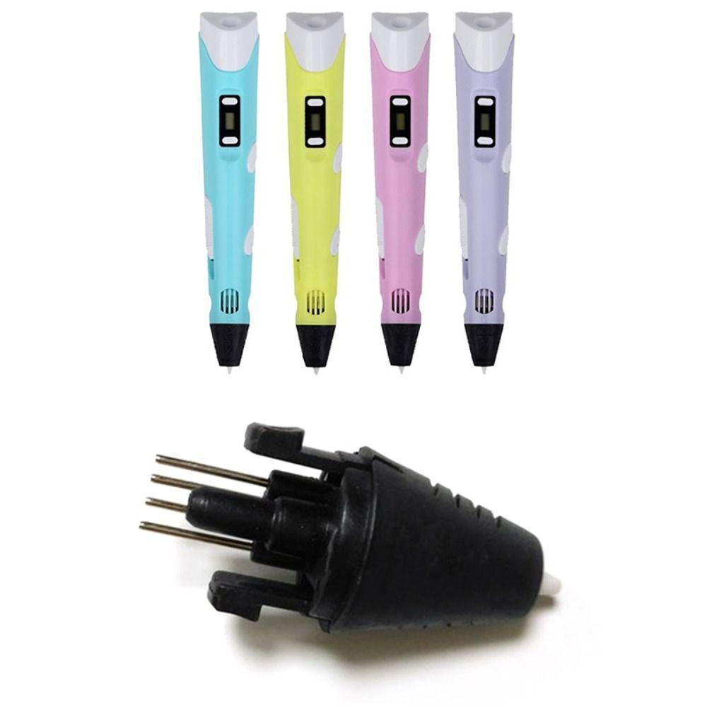 R-flower 3D Printer Pen Injector Head Nozzle Kualitas Tinggi Untuk Anak 5V/12V 3D Printing Pen Aksesoris