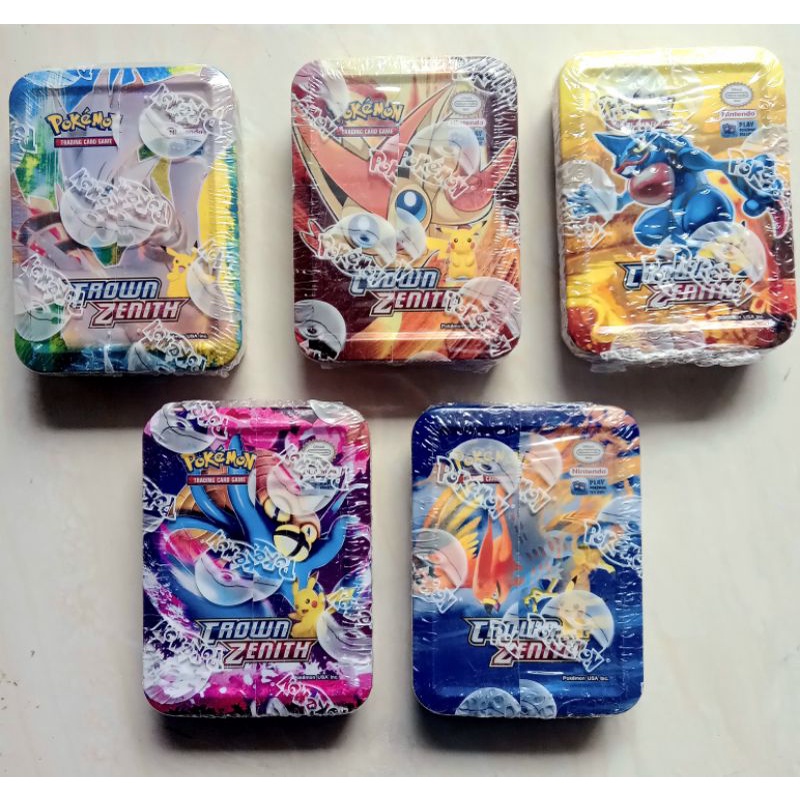 Obral Kartu Pokemon Crown Zenith Kaleng Kecil Original