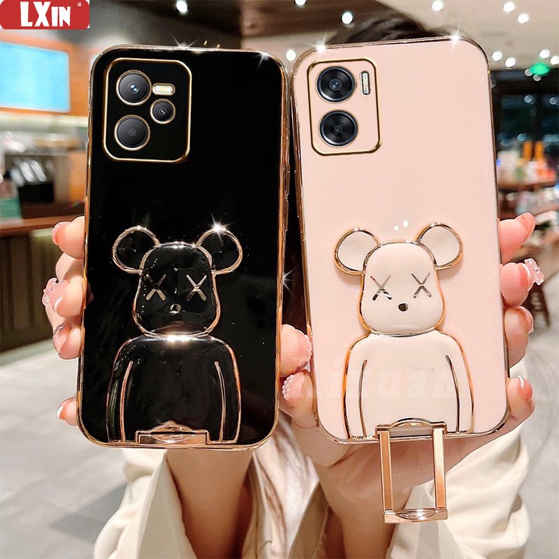 Casing Silikon Realme 9 4G Realme9i 8i 7i Realme8 5G 8 Pro Realme 5 Pro 5i 6i 5S C3 C17 Narzo 50A Motif Beruang