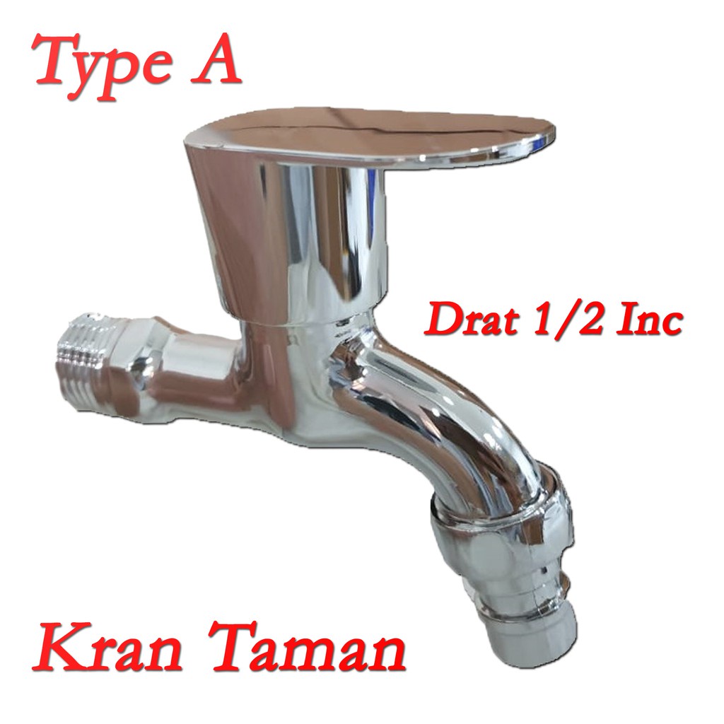 (SerbaSerbi)Kran Tembok Taman Stainless Kran Tembok Keran Air Grosir dan Satuan