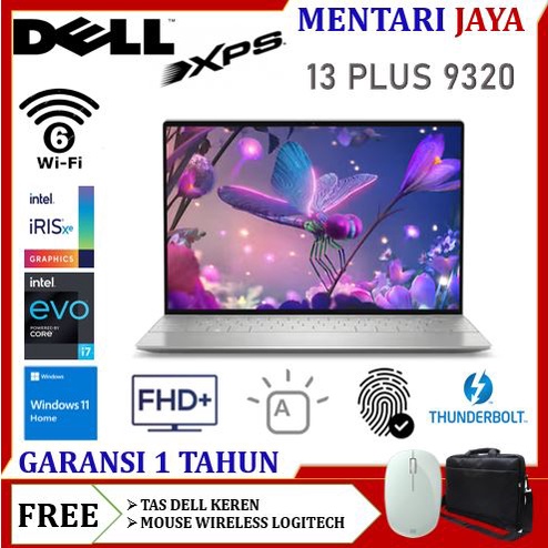 DELL XPS 13 PLUS 9320 INTEL EVO i7 1260P 16GB 512GB 13.4 WUXGA WINDOWS 11 HOME
