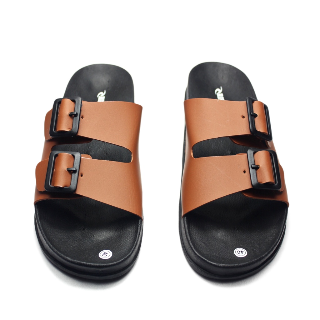 Sandal Pria/Wanita Slop Gesper Sandal Santai Fashion Kasual KM-PPM051