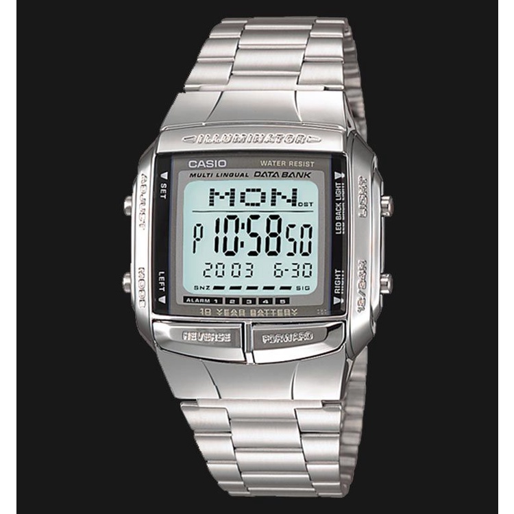 JAM TANGAN GENERAL CASIO DB 360-1A DATABANK ORIGINAL
