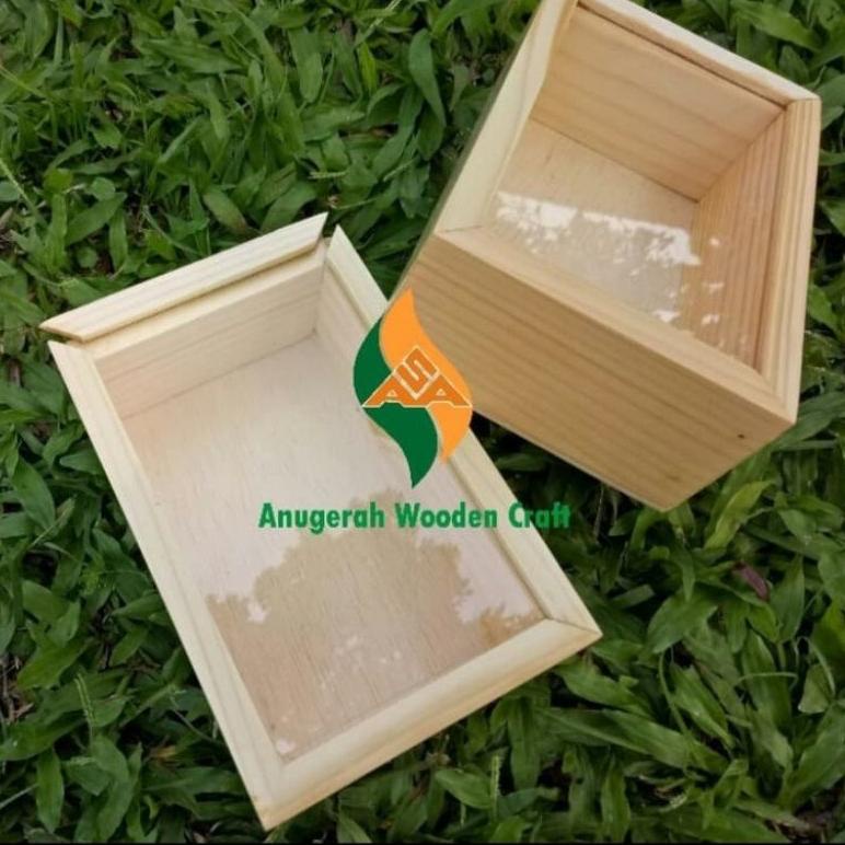 

10x15 Wooden sliding acrylic box kotak kayu akrilik kotak sovenir kayu souvenir box ➜Best Seller