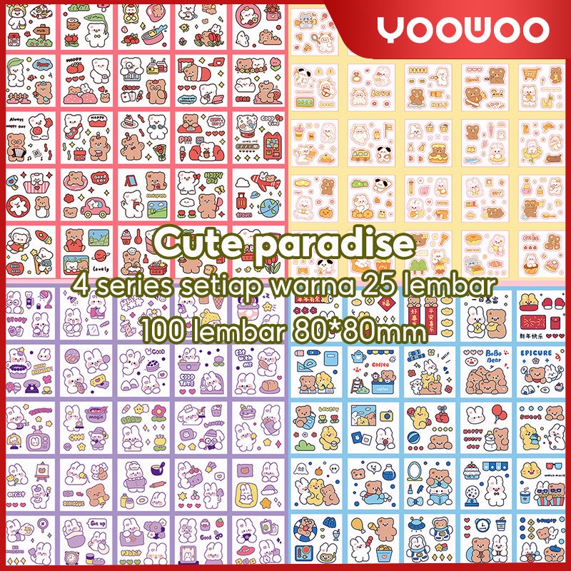 Sticker Buku / Sticker Botol / Sticker anti air / Sticker karakter / Sticker PET lucu