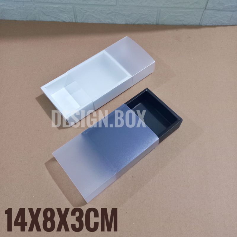 

SLIDING BOX TUTUP MIKA FROSTED 14X8X3CM