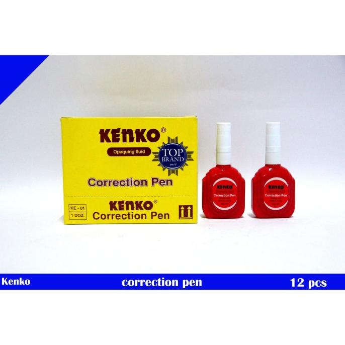 

KENKO correction pen ke 1 / tipx / tip ex botol cair murah HRG DISKON