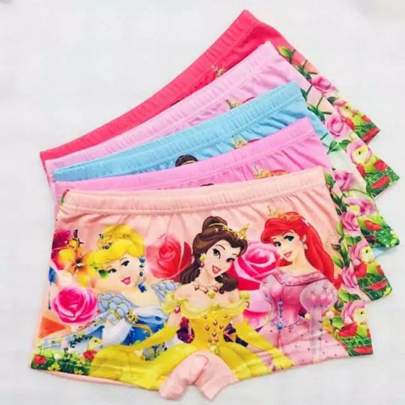 Boxer Pop anak cewek  6pcs essen /size M L XL /Good quality