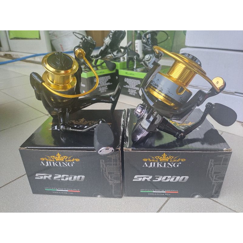 reel Ajiking SR 2000 3000 power handle