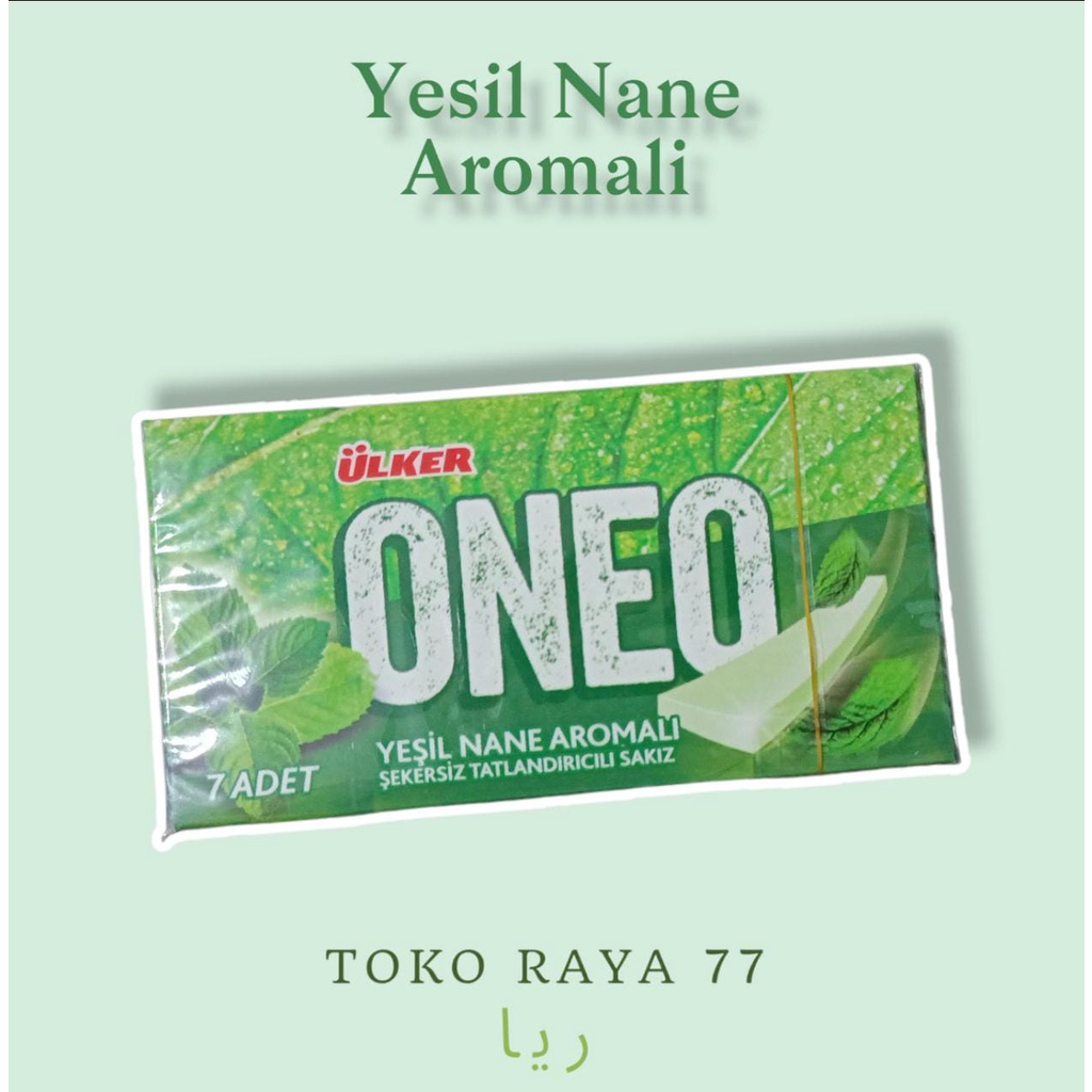 

Permen Karet Turki Yesil Nane Oneo Isi 7 Pcs