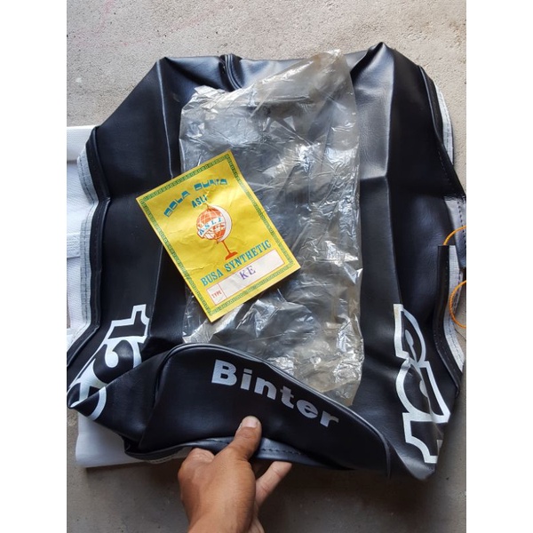 Sarung jok kulit jok kawasaki binter KE 125 ke125