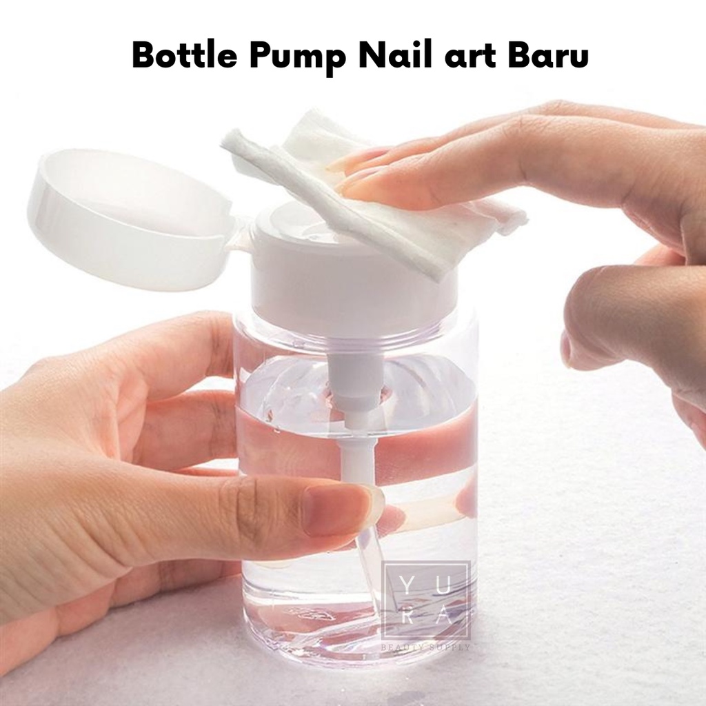 Botol Pump Nail Art/ Botol Aceton Cairan/ Botol Cleanser UV Gel NT-31