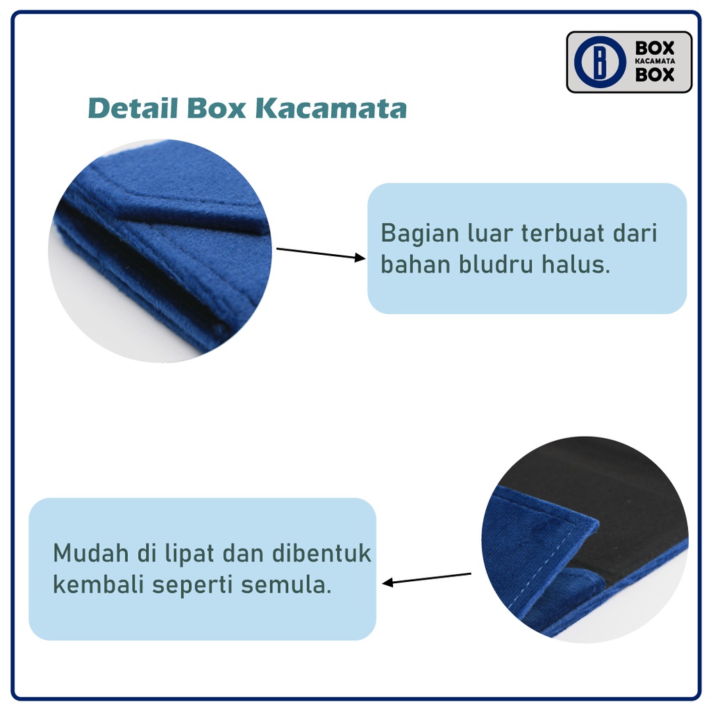 Tempat Kacamata Model Prisma / Hardcase Kacamata Lembut Kain Bludru / Box Kacamata Sunglasses Frame New P5