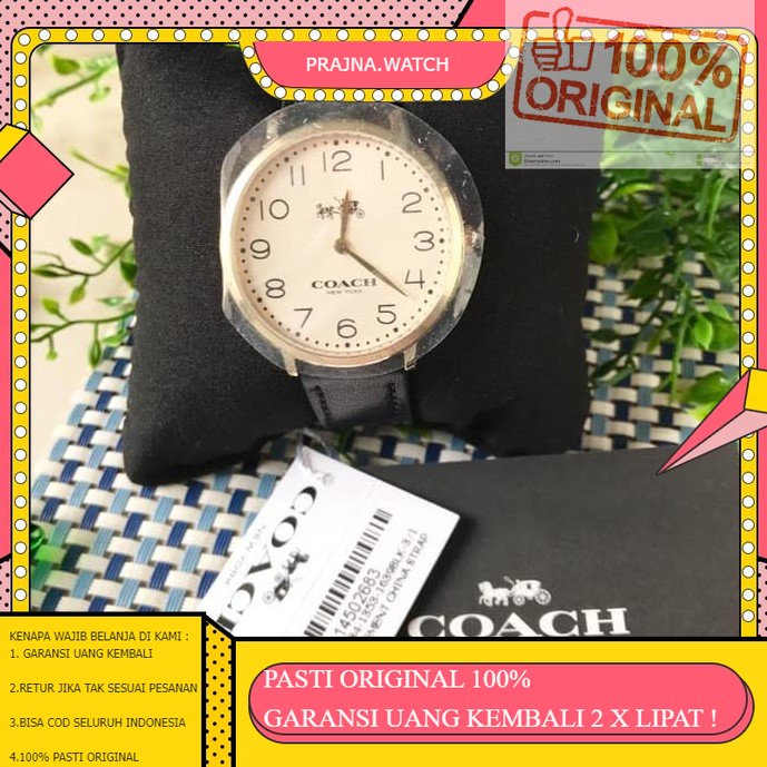 ORIGINAL JAM TANGAN WANITA CEWEK COACH WANITA ANTI AIR KULIT ORIGINAL ORI 100% TERBARU