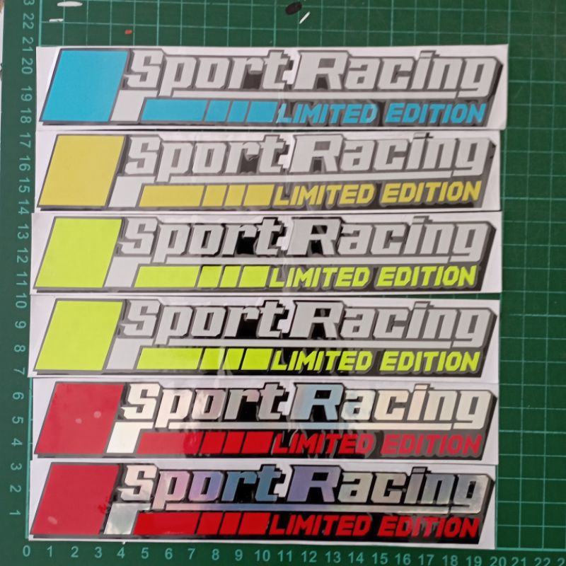 Stiker Sport Racing