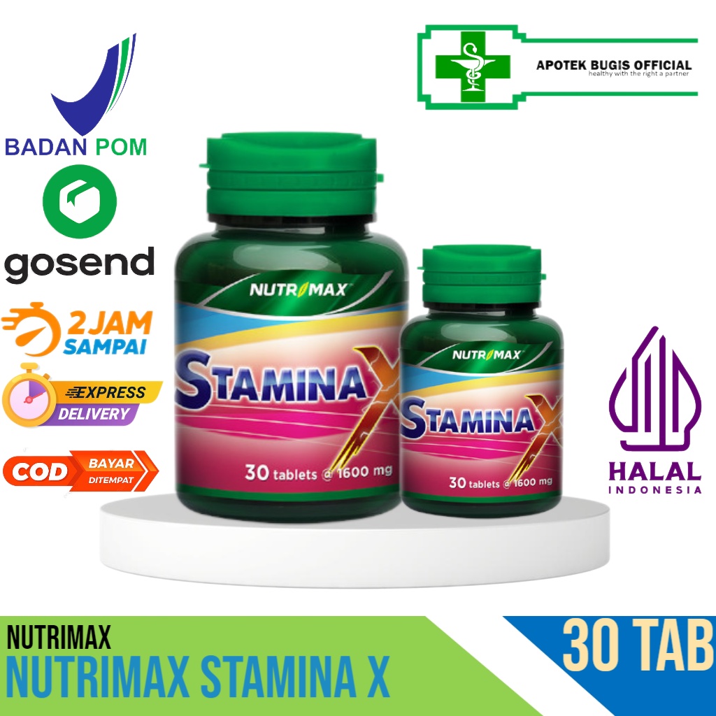 Nutrimax Stamina X 30 Tablet - Obat  Kesuburan Wanita Vitalitas Pria