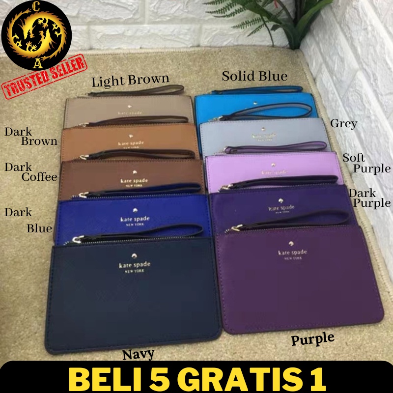 PART 1 COLOUR WRISTLET IMPORT / CLUTCH WANITA - BELI 5 GRATIS 1