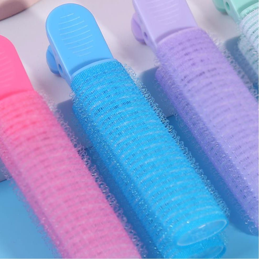 ROLL RAMBUT JEPIT VELCRO HAIR GULUNG JEPITAN CLIP RAMBUT ROLLER BLOW PONI