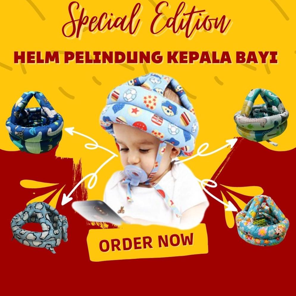 Serba Murah HELM PELINDUNG KEPALA BAYI PELINDUNG KEPALA BAYI PELINDUNG KEPALA BAYI MERANGKAK Diskon
