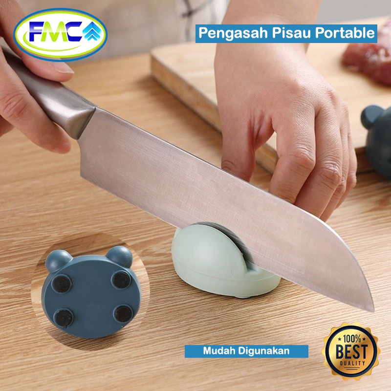 Alat Pengasah PIsau Bentuk Kodok Lucu Asahan Pisau Penajam Gunting Lucu Knife Sharpener Alat Asah