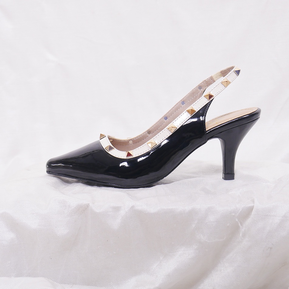 Bernx's Shoes - Sepatu Pesta Wanita Hinata Glossy Heels 7 cm