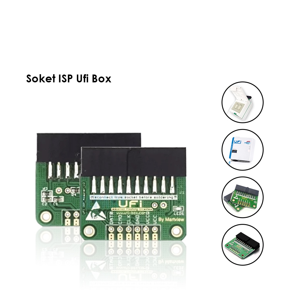 Ufi ISP Adapter V2 - Alat Software ISP UFI New Socket Adapter Original