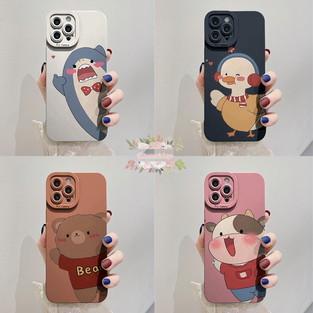 CUSTOM CASE SOFTCASE SILIKON PROCAMERA ANIMAL CUSTOM REALME C2 5 5I C11 C20 C12 C25 NARZO 30A 50A C3