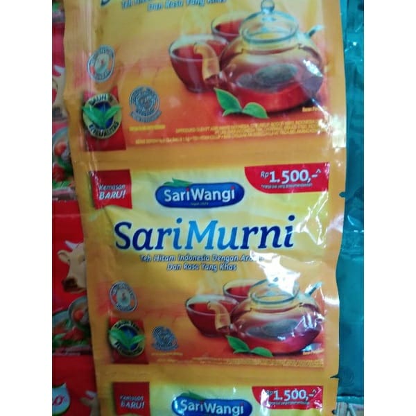 

TEH SARI MURNI SARIWANGI SARI WANGI SACHET TEH KANTONG BUNDAR TEA