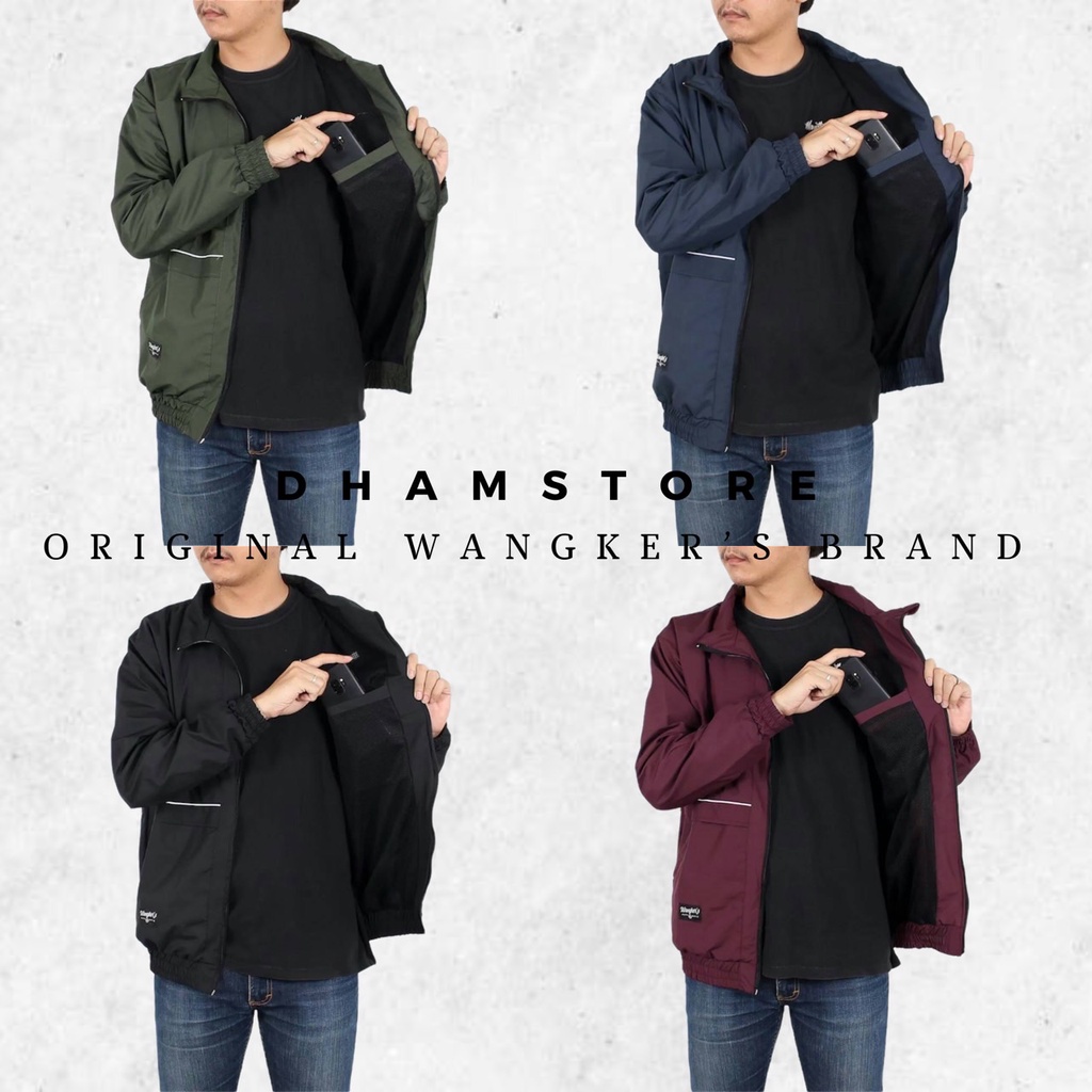 Wangkers - Jaket Wangkers Tracksuit White Line Jaket Pria Jaket Parasut Jaket Outdoor Jaket Distro Jaket Casual Maroon