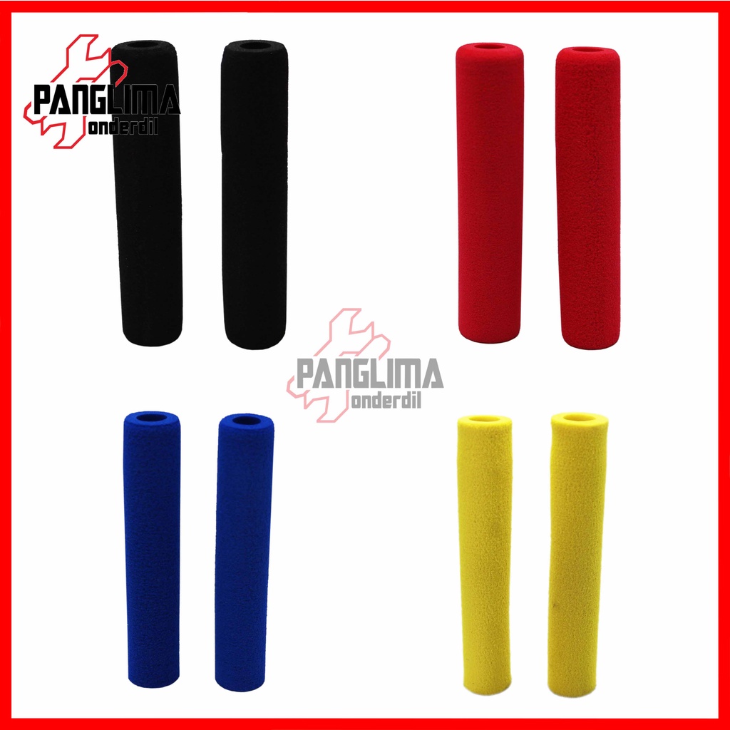 Busa Handle Jari-Jari Universal Hitam-Merah-Biru Handel-Hendel Grip-Fat-Pad-Handfat-Handgrip-Handpad-Handlegrip Rem-Kopling Karet