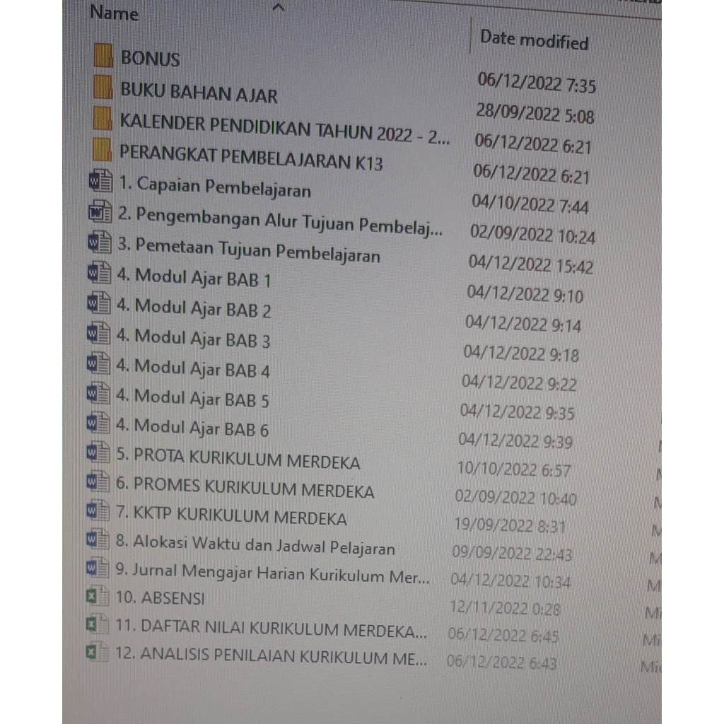 MODUL AJAR KURIKULUM MERDEKA FASE D SMP KELAS 7,2SEMESTER (TINGGAL PILIH MAPEL YANG KAMU SUKA)