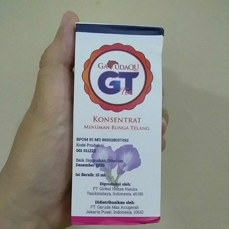 

GARUDAQU GT TEA KONSENTRAT TEH MINUMAN BUNGA TELANG