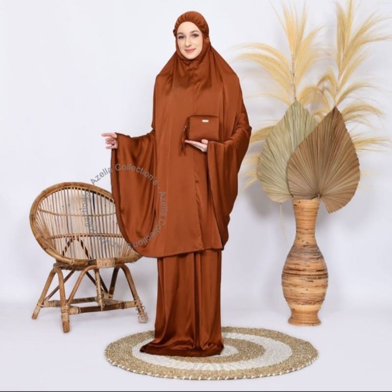 Mukena Armany Silk Azella Premium Jumbo