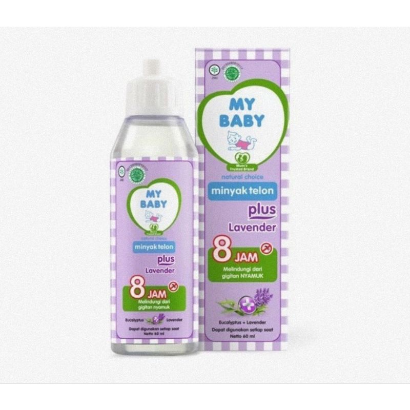 My Baby Minyak Telon Plus (8 Jam) Lavender 60 ml