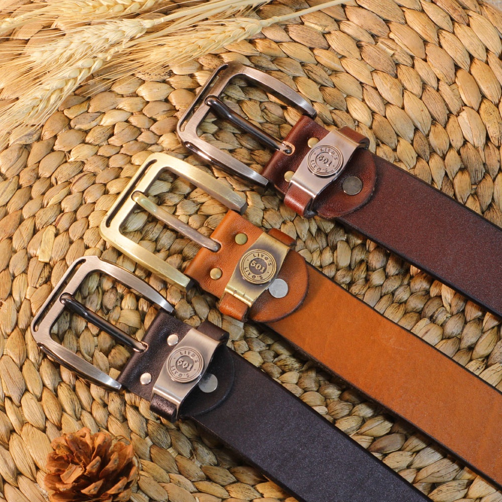 GESPER IKAT PINGGANG PRIA IMPORT ISTIMEWAH, 100% FULL KULIT ASLI SELAPIS - SHP / SCP