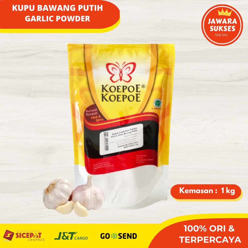 

[1 Kg ] Kupu Bawang Putih Bubuk - Koepoe GARLIC POWDER